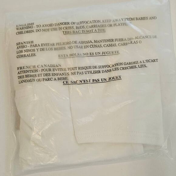 Naked Wardrobe White Smooth Side Asymmetrical Crop Top Women's Medium - Picture 3 of 4